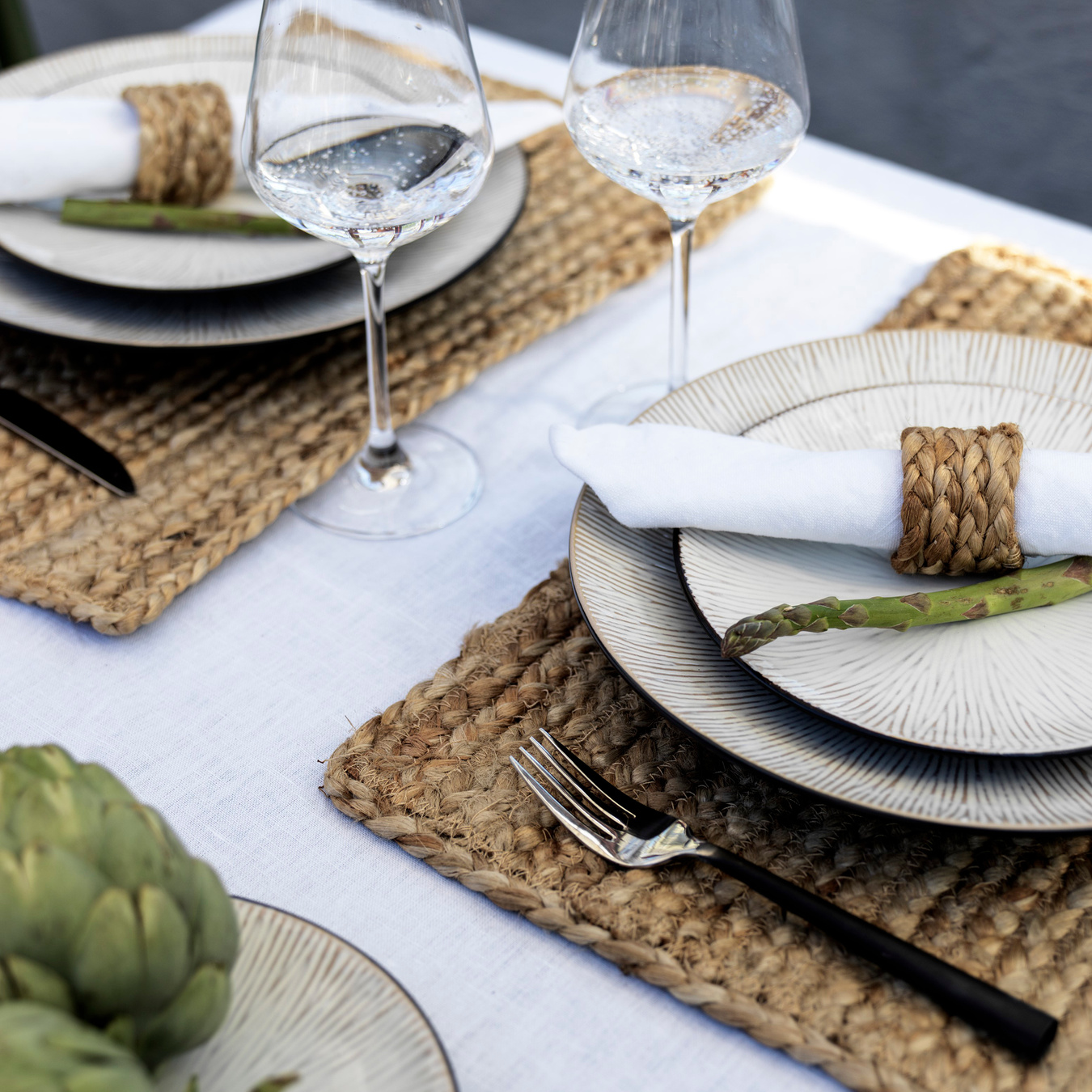 Gripsholm - TABLE CLOTH LINEN BLEND